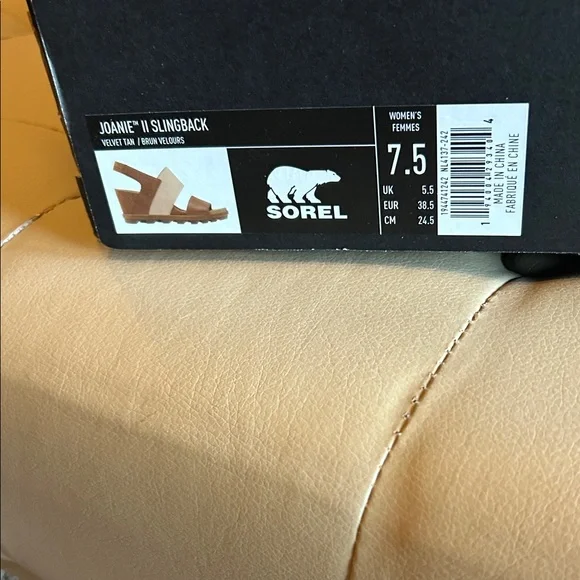 Sorel Women's Tan and Brown Sandals - Picture 2 of 7